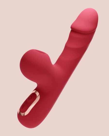 Sucking vibrating masturbator