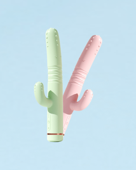 Dual-vibration telescopic masturbator